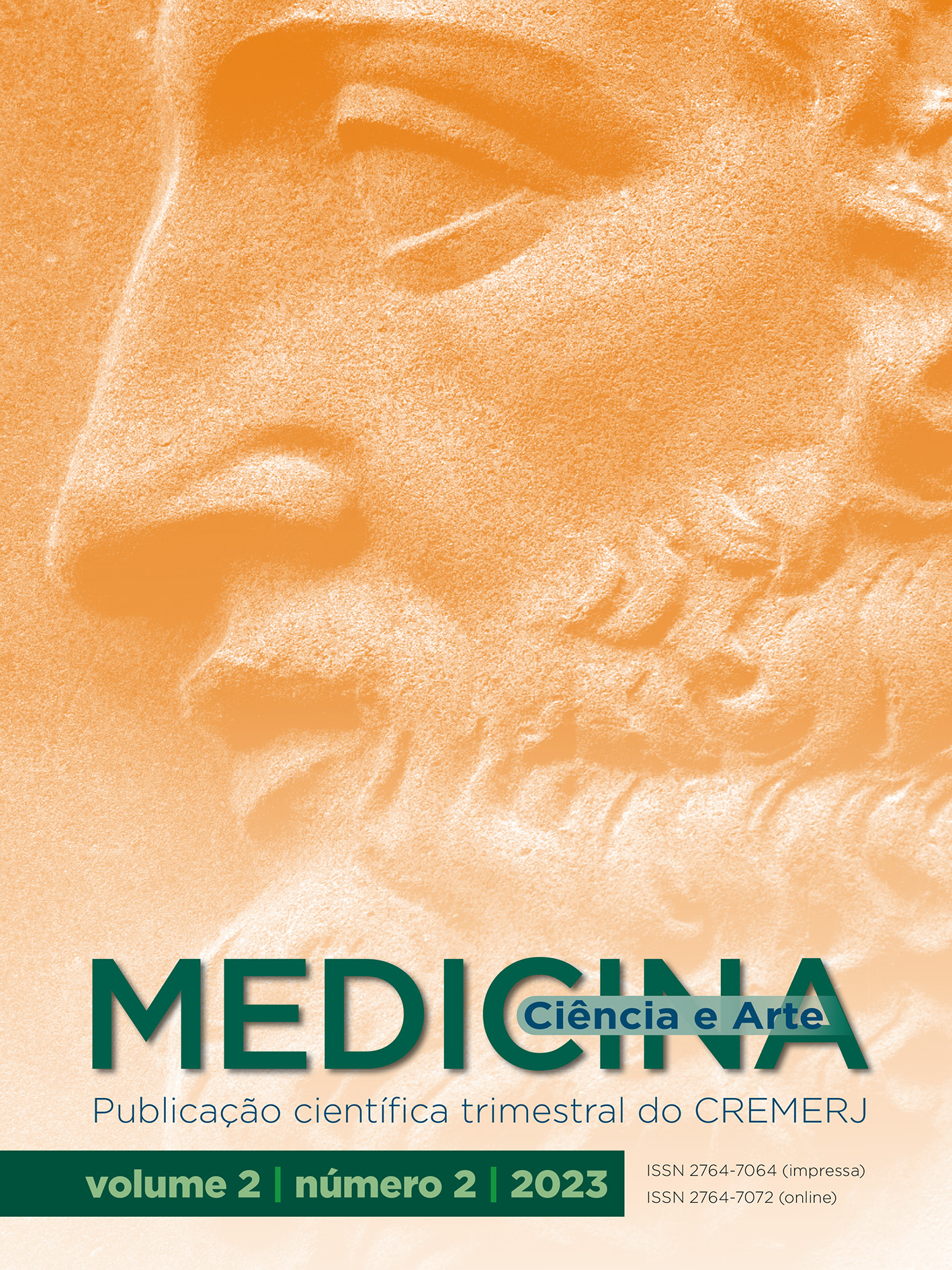 Capa apresenta imagem do Asclépio, Deus da Medicina